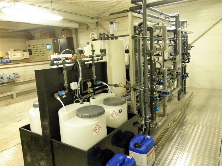 Water reuse in cosmetics manufacturing