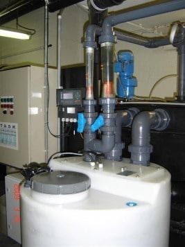 Project lab wastewater neutralization