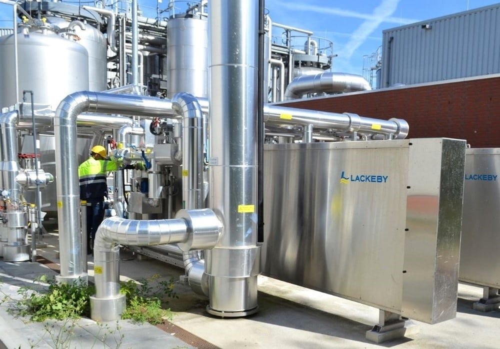 Warmtewisselaar voor biogasindustrie