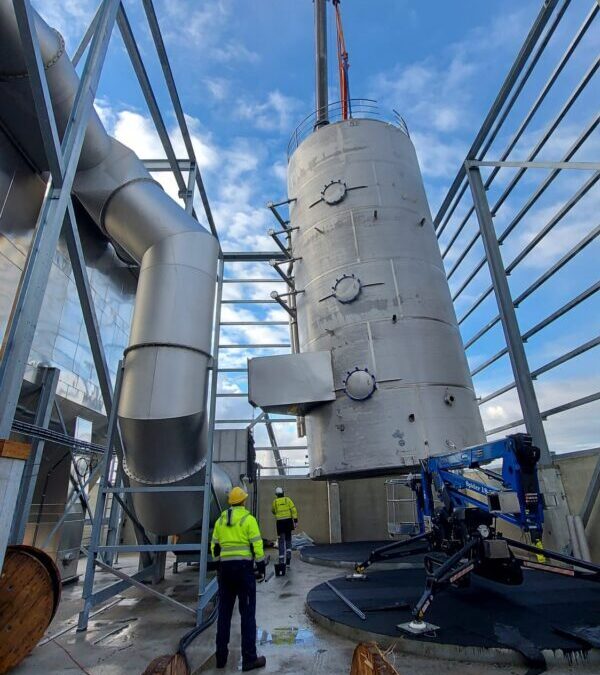 Een van de grootste gaswassers in België