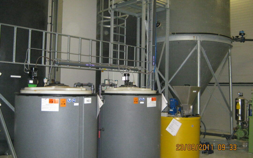 Fysisch-chemische waterzuivering in metaalindustrie