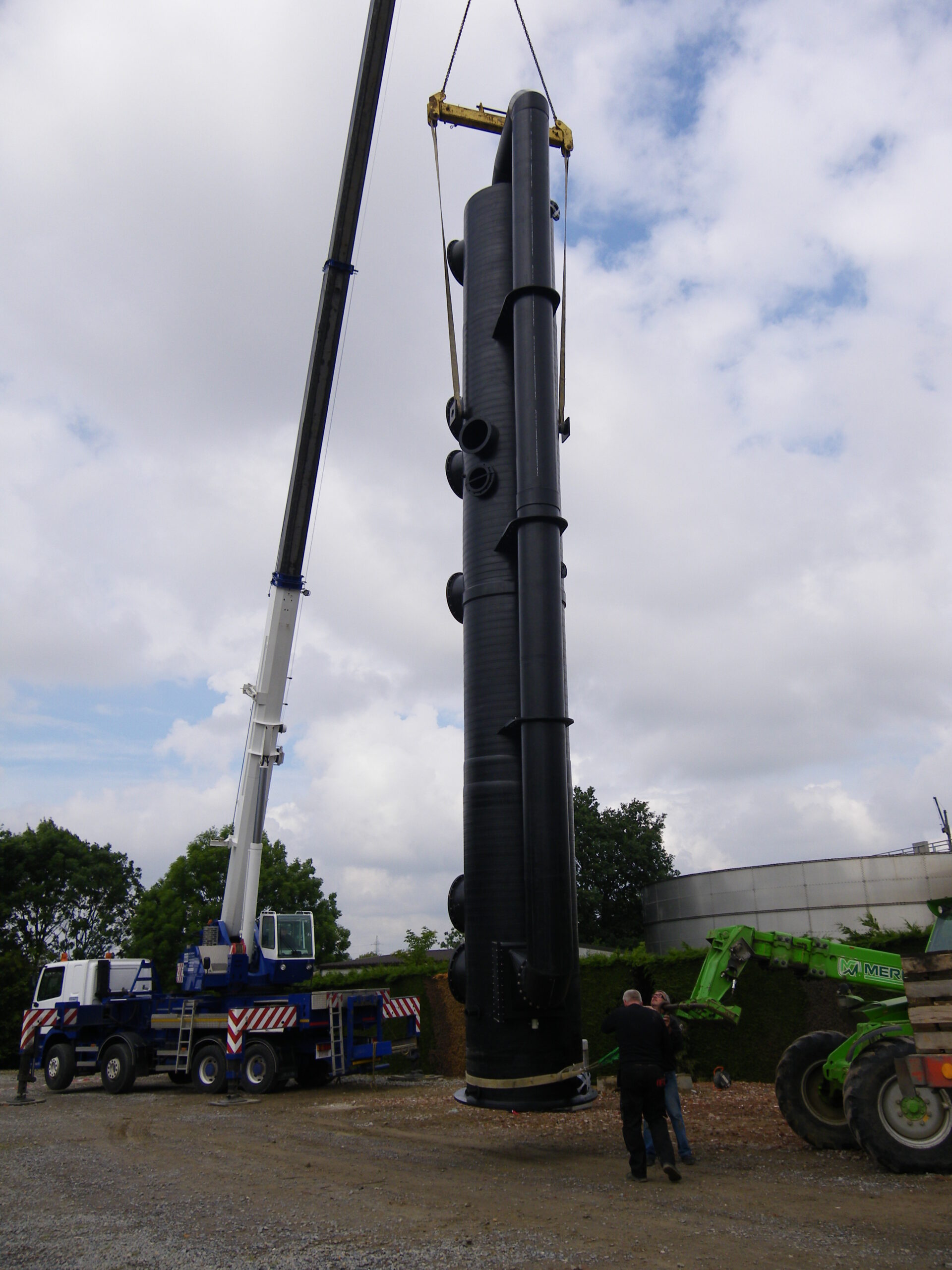 plaatsen van gaswasser plaatsen van gaswasser voor luchtzuivering en emissiebehandeling