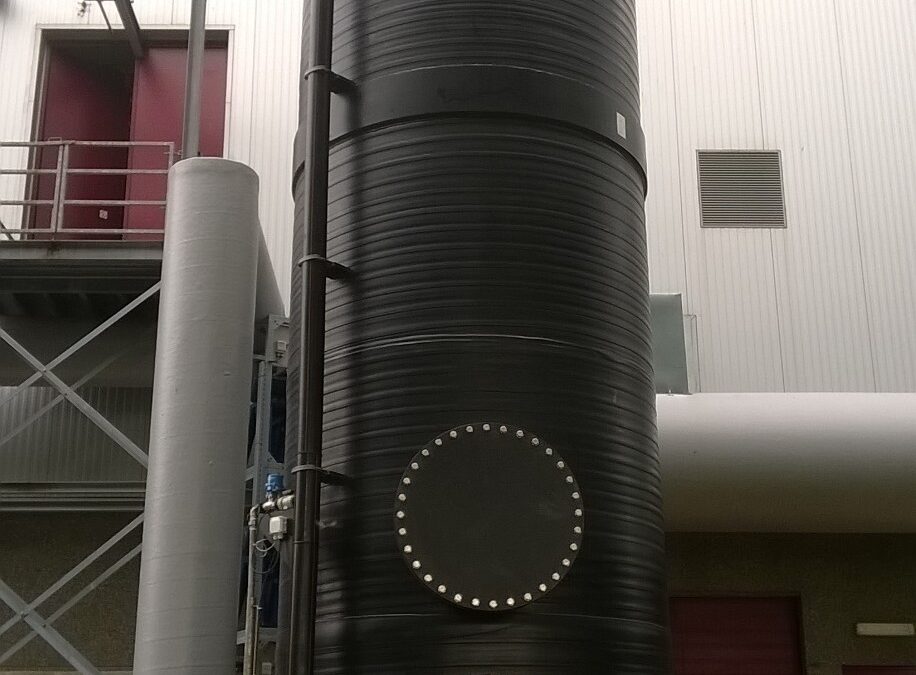 Vervangen van de pakking van een NH₃ gaswasser