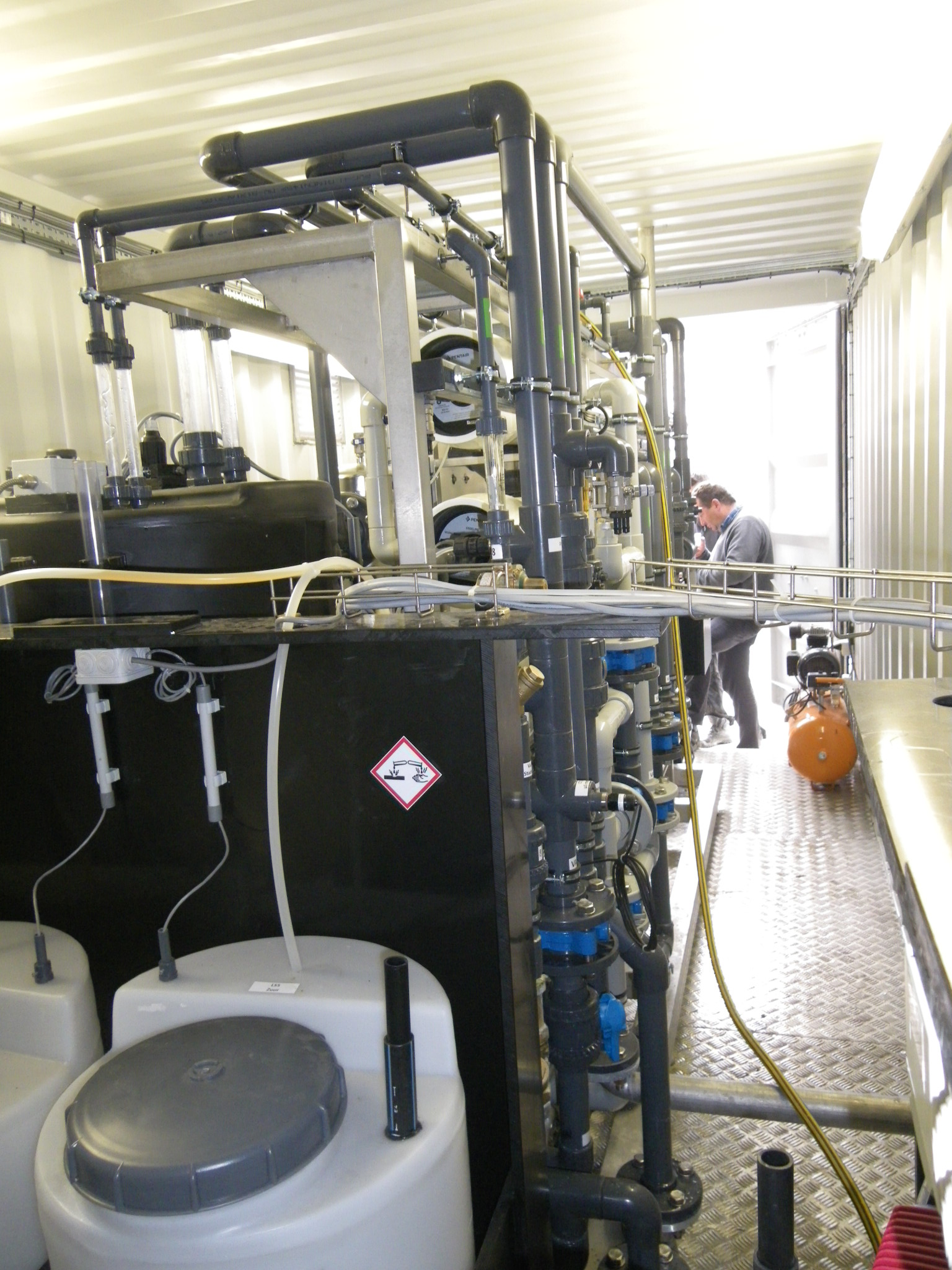 waterrecuperatie of waterhergebruik met membranen in wasserij