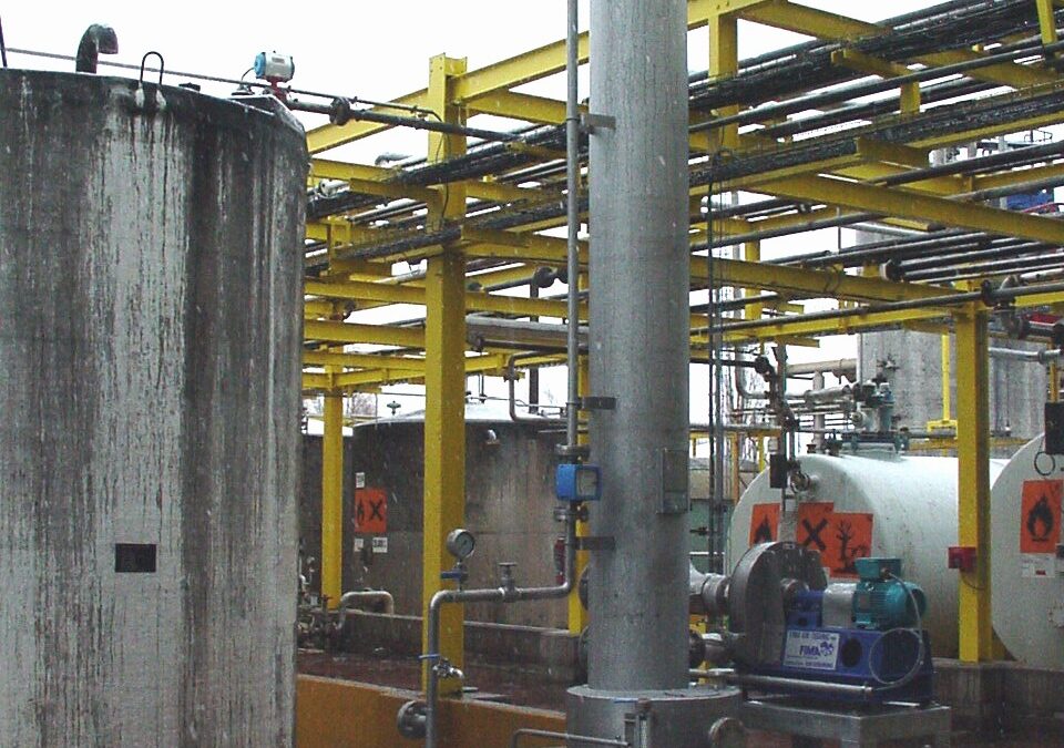 Gaswasser voor solventen