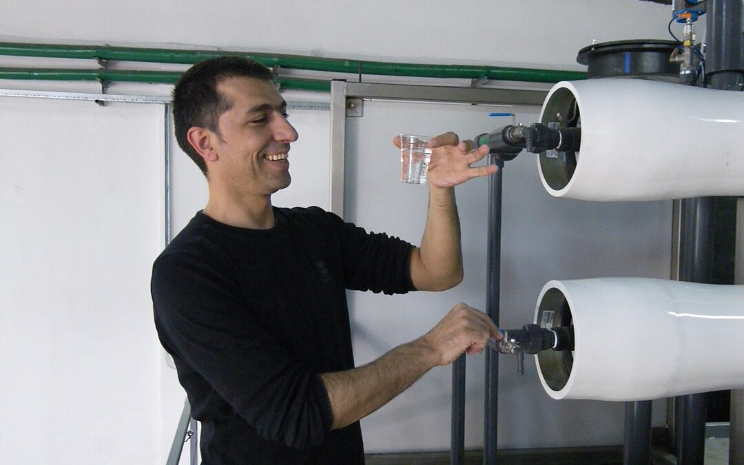 Olie-emulsie afscheiding met ultrafiltratie