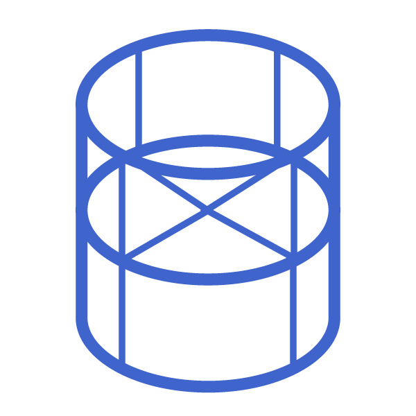 Icon-Pakking -donkerblauw