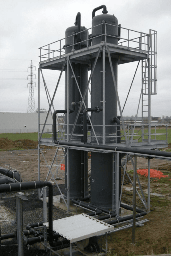 Biogasontzwaveling als industriële emissiebehandelingstechniek